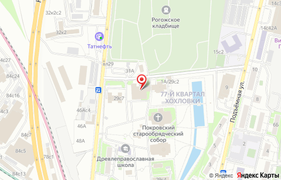 Карта: Рогожский посёлок 29с8