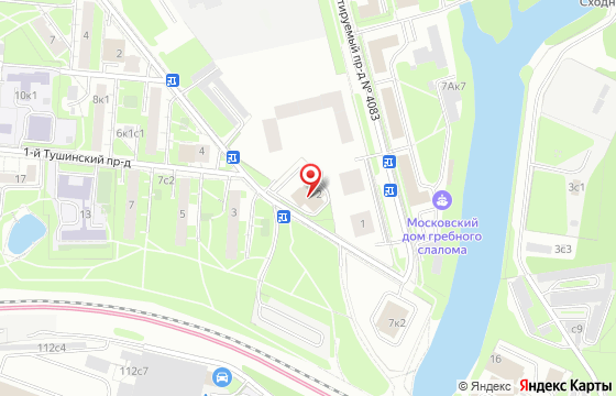 Карта: 3-й Тушинский проезд, д.2