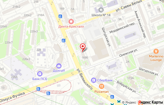 Карта: Екатеринбург, ул. Белинского, 169Б