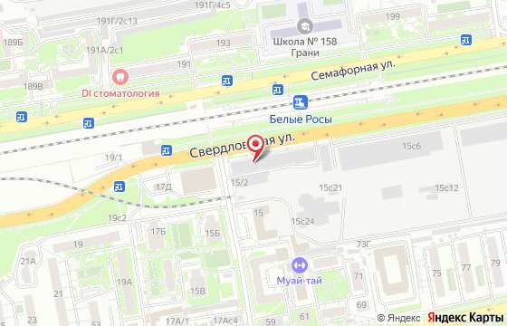Карта: Красноярск, ул. Свердловская, 15 ст29, офис 4