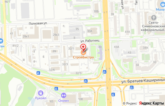 Карта: Челябинск, Свердловский проспект, 32