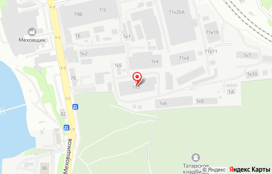 Карта: Казань, ул. Ирек, д. 1 корп. 3