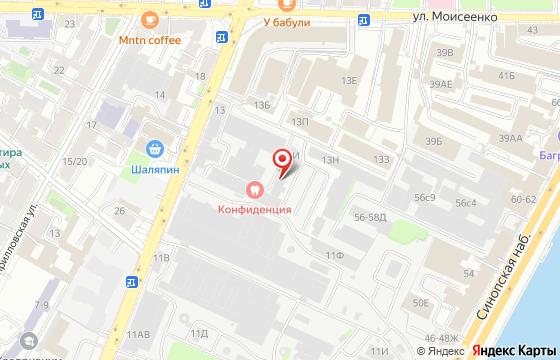 Карта: Санкт-Петербург, Новгородская улица, 13К