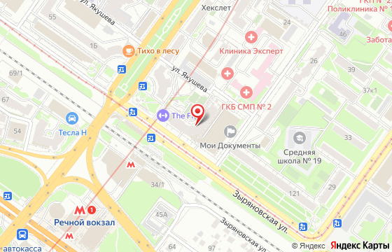 Карта: г. Новосибирск, ул. Зыряновская, 61