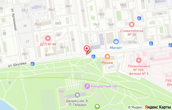 Карта: ул.Шкулева