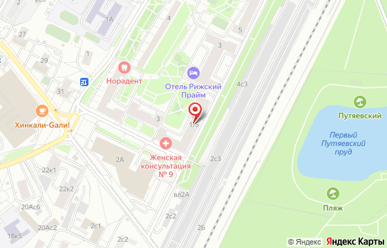 Карта: Рижский проезд, 1/5