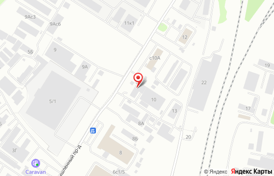 Карта: Екатеринбург, Промышленный проезд, 10