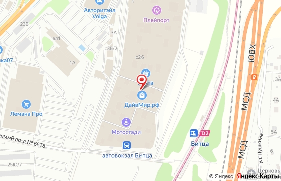 Карта: г. МКАД 32 км, вл.4, эт. 2