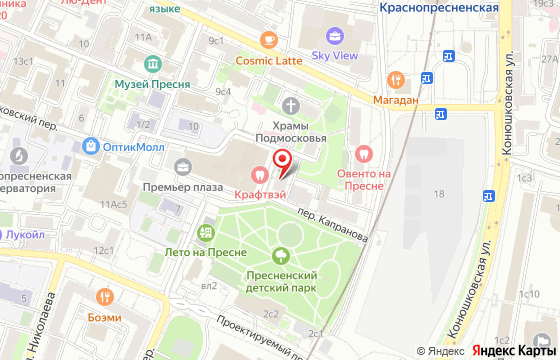 Карта: Капранова переулок, 6