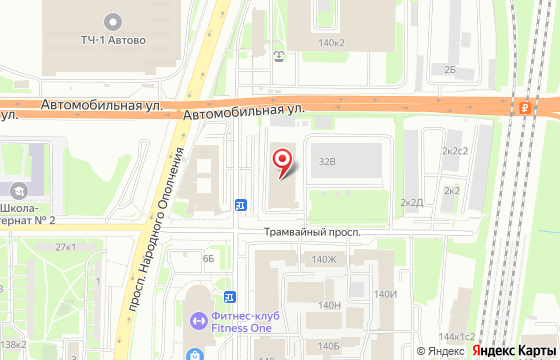 Карта: Санкт-Петербург, Трамвайный проспект, 32
