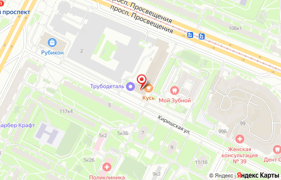 Карта: Киришская, 2а