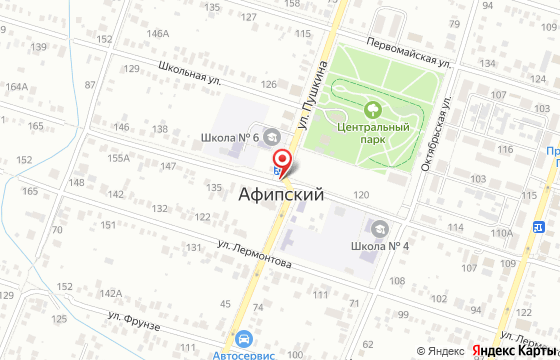 Карта: 353235, Краснодарский край, Северский район, пгт Афипский, трасса «Краснодар-Новороссийск», 32+0,9 км