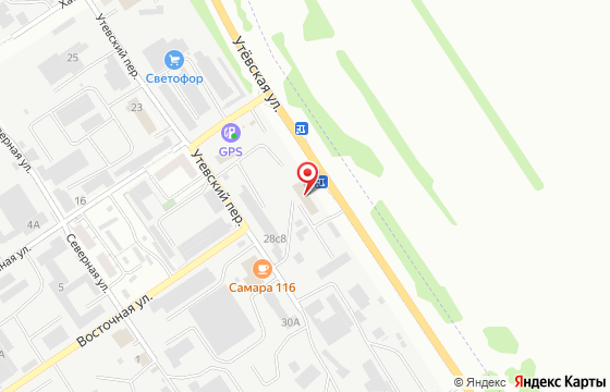 Карта: г. Самара, ул. Утёвская, д. 28