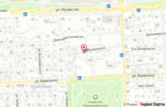 Карта: г. Красноярск, 5-я Полярная улица, 22