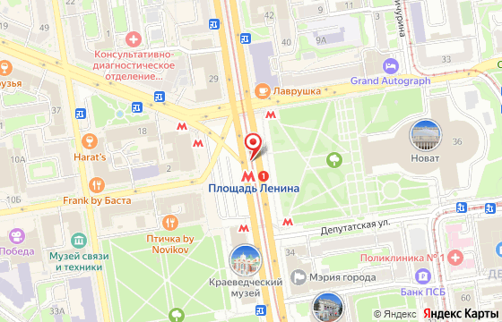 Карта: Новосибирск, мкр Горский 63, офис 2-2