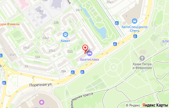 Карта: Поречная, 31 к1