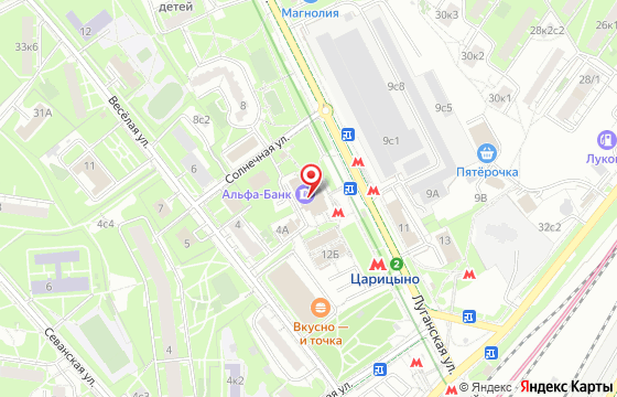 Карта: Москва, Луганская ул., 10