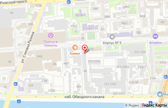 Карта: Курляндская, 46