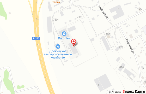 Карта: Красноярский край, Емельяновский р-н, с. Дрокино, ул. Московская, 19Г