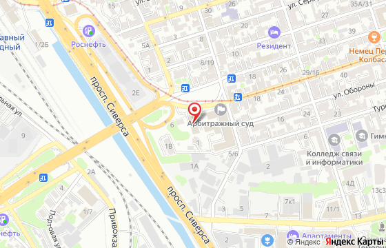 Карта: Ростов-на-Дону, Станиславского 8А, оф.506