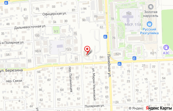 Карта: г. Красноярск, ул. Сосновского, д. 82, оф. 3-42
