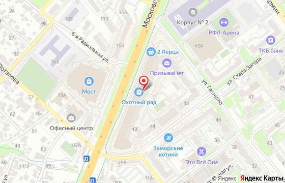 Карта: Самара, Московское шоссе, 49