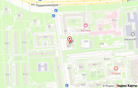 Карта: Санкт-Петербург, ул. Пулковская, д. 4, к. 1