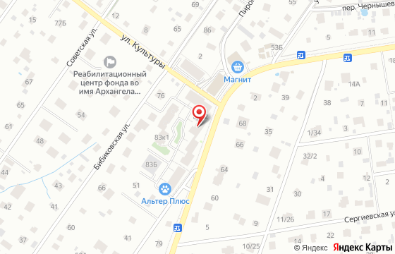 Карта: Всеволожск, Христиновский проспект, 83, корп. 2, оф. 1