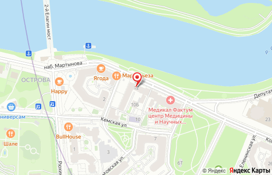 Карта: Мартынова, д. 12