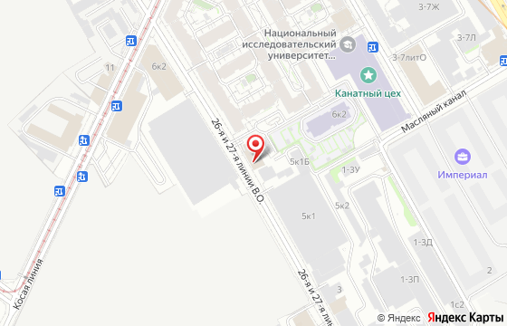 Карта: 26-я линия В.О., 5 к4