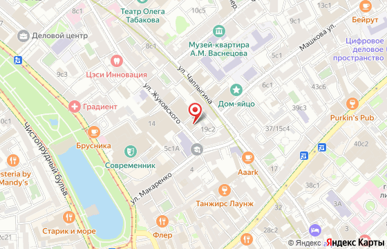 Карта: Жуковского, 17