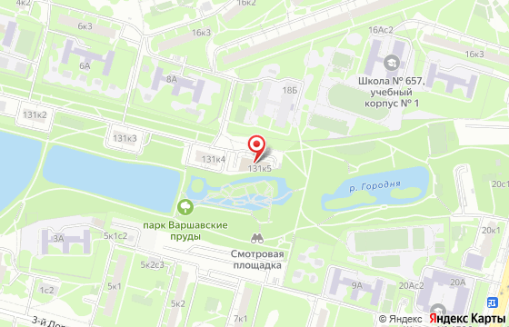 Карта: Варшавское шоссе, 131 к5