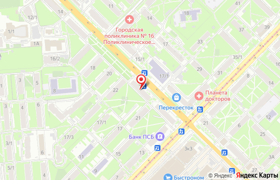 Карта: Новосибирск, ул. Ватутина, 24