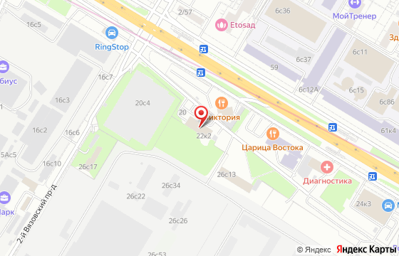 Карта: Рязанский проспект, 22 к2
