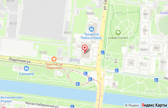 Карта: Москва, ул. Свободы, 29