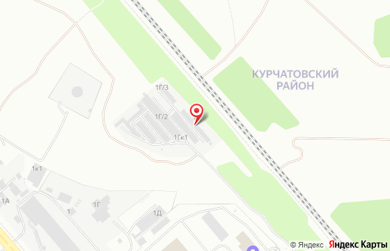 Карта: Челябинск, ул. Молодогвардейцев, 1г/1