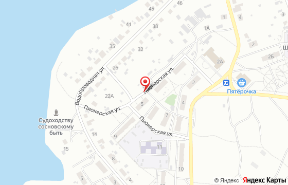Карта: Челябинск, ул. Пионерская, 94