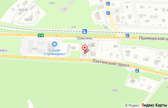 Карта: Лахтинский проспект, 131